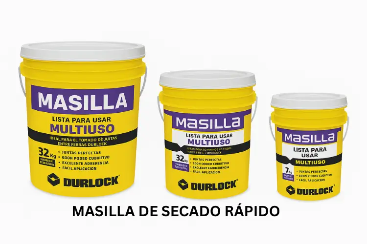 masillas para juntas y terminaciones en construcción en seco