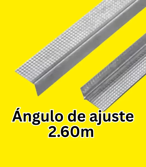 ángulo de ajuste 2.60 metros construcción en seco san juan